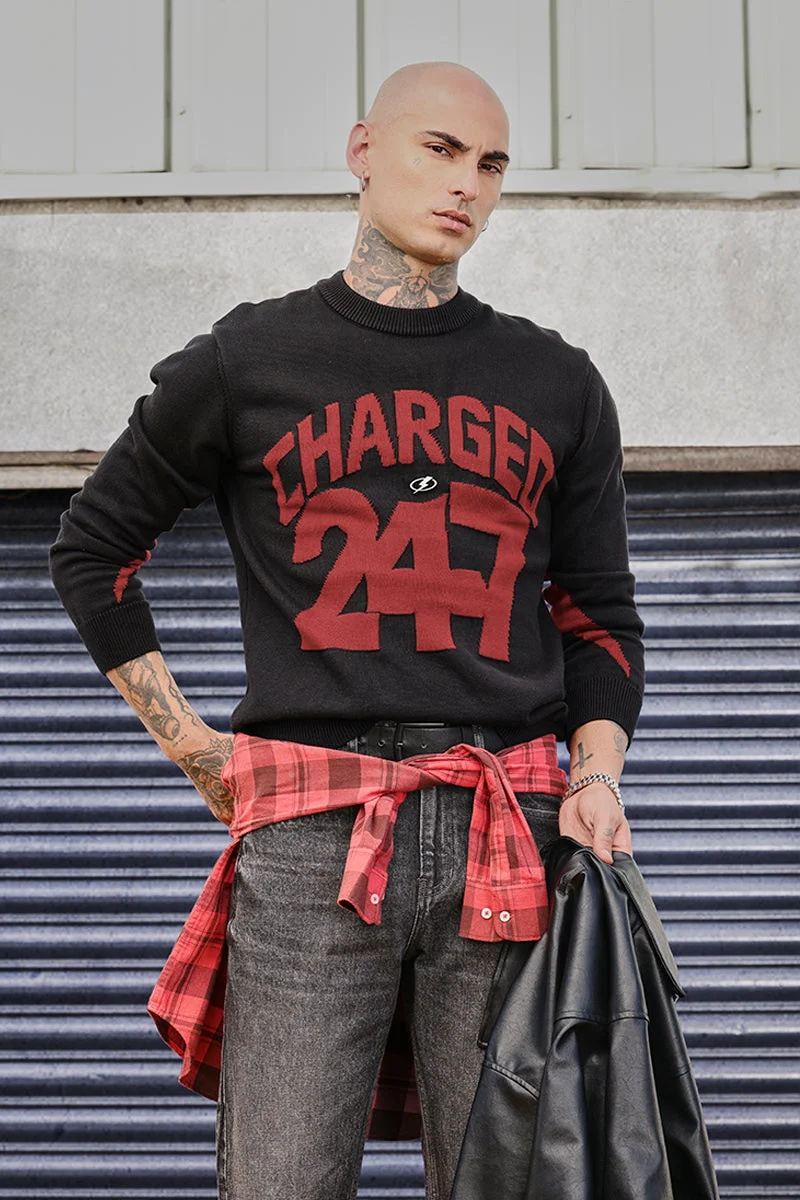 سنيتش GRIND CHARGED 24/7 Flat Knit Sweater